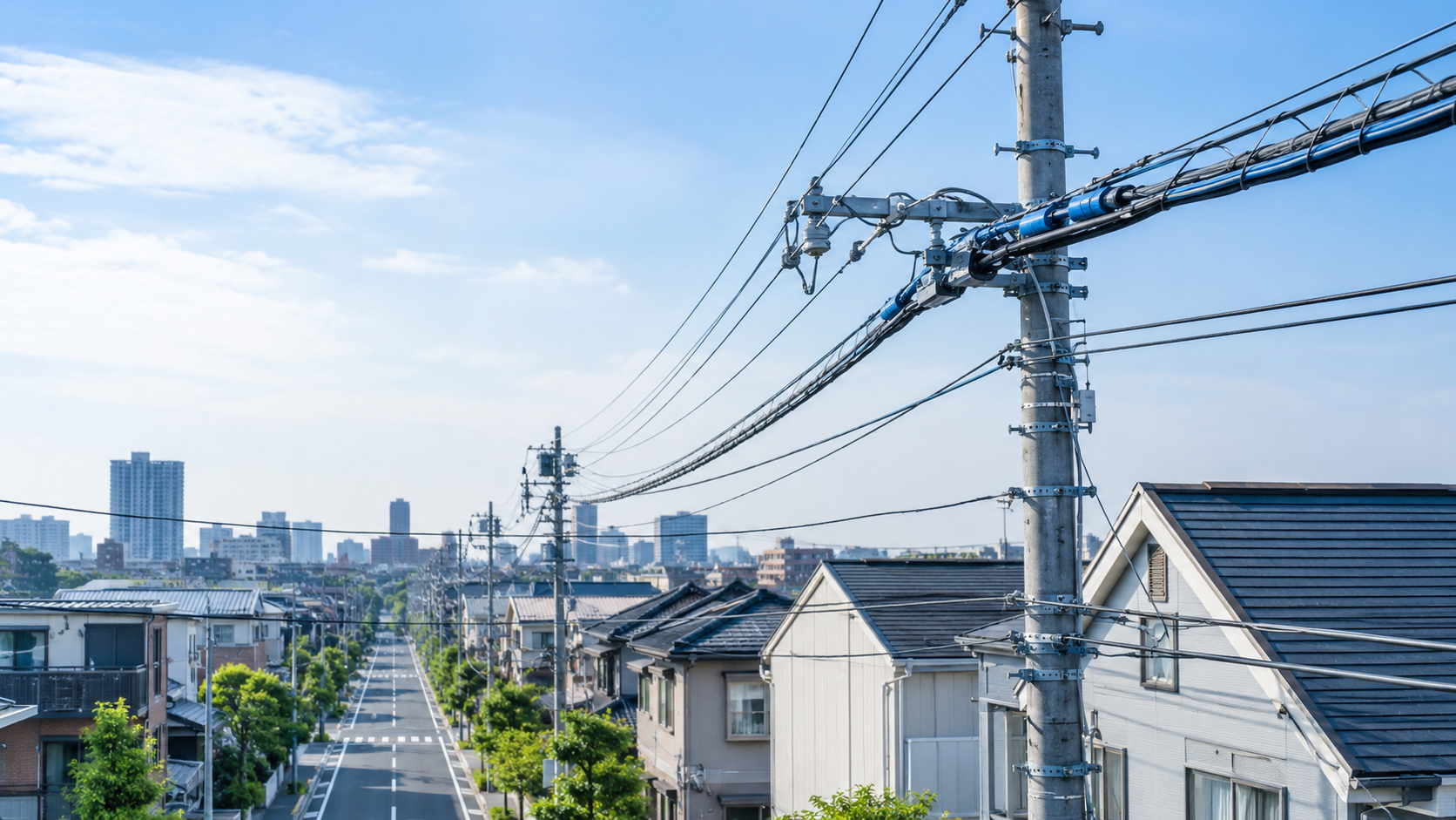 NTT東西の光通信網を利用