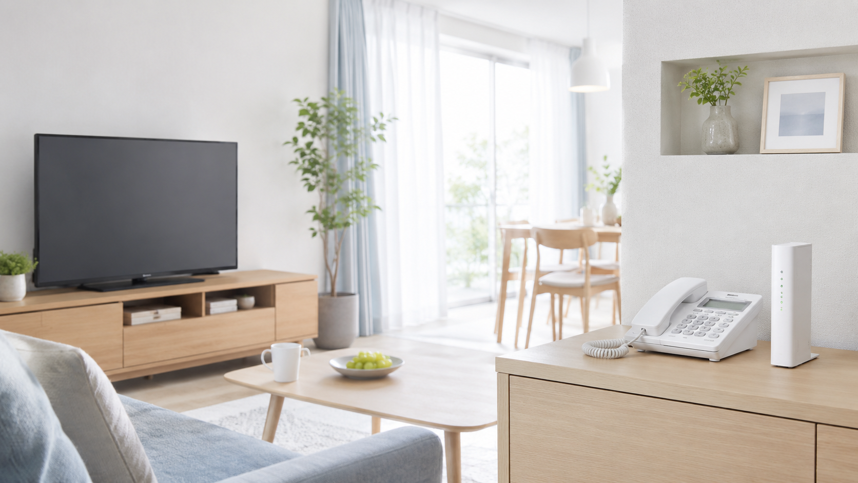 光電話・光テレビにも対応